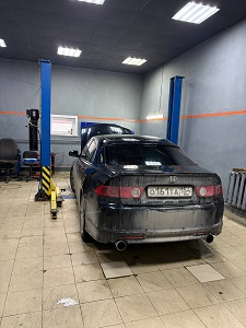 Заменили приводной ремень Honda Accord, 2007 год Рестайлинг цвет черный Заменили приводной ремень Honda Accord, 2007 год Рестайлинг цвет черный