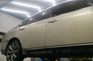 Восстановили стойки в круг Nissan Teana J31